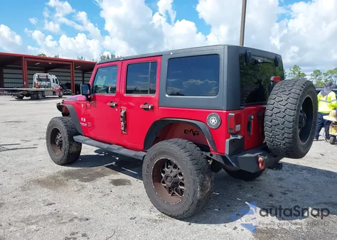 2008 Jeep Wrangler Unlimited Unlimited X из США, поврежденный, VIN 1J4GA39118L564138